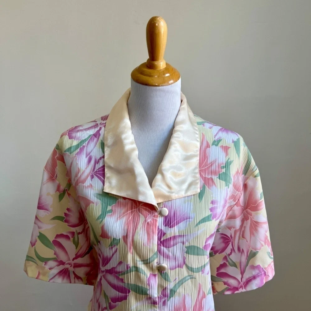 Vintage Gold‎ Label Victoria’s Secret Night Shirt Sleep Nightgown Dress M/L